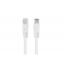 Lanberg PCU5-20CC-0050-W CAT.5E UTP tinklo kabelis, 0,5 m, baltas (10 vnt.)
