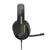 Marvo Tactic 40 H8618 BK žaidimų ausinės su mikrofonu, laidinės, RGB, juodos spalvos
