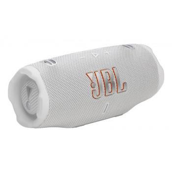 JBL Charge 6 pernešamas Bluetooth garsiakalbis, baltas