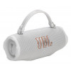 JBL Charge 6 pernešamas Bluetooth garsiakalbis, baltas