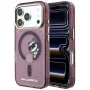 Karl Lagerfeld Peekaboo Logo telefono dėklas su MagSafe, tinkantis iPhone 18 Pro Max / 17 Pro Max, bordo