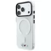 BMW M IML Frosted Metal Logo & Trims telefono dėklas su MagSafe, tinkantis iPhone 18 Pro / 17 Pro, skaidrus
