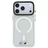 BMW M IML Frosted Metal Logo & Trims telefono dėklas su MagSafe, tinkantis iPhone 18 Pro / 17 Pro, skaidrus