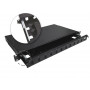 Alantec FOP-1U-12SCD-C-P teleskopinė optinė komutacinė panelė, 1U, 19", 12x SC duplex / 12x LC quad