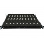 Alantec SA-PW-19-1U-370-4-C juoda ištraukiama 19″ 1U serverių spintos lentyna, 370 mm gylio, 4 tvirtinimo taškai