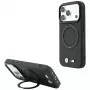 BMW BMW001325 išmaniojo telefono dėklas iPhone 18 Pro Max / 17 Pro Max, Kevlar Ring Stand 360, MagSafe, juodas