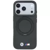 BMW BMW001325 išmaniojo telefono dėklas iPhone 18 Pro Max / 17 Pro Max, Kevlar Ring Stand 360, MagSafe, juodas