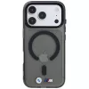 BMW BMW001323 išmaniojo telefono dėklas iPhone 18 Pro Max / 17 Pro Max, M IML Glossy Metal Logo & Trims, MagSafe, juodas