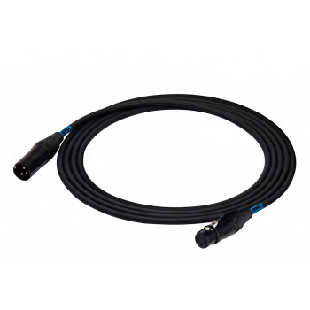 SSQ DMX1 SS-1838 XLR (kištukas) - XLR (lizdas) jungiamasis kabelis, 1 m, juodas