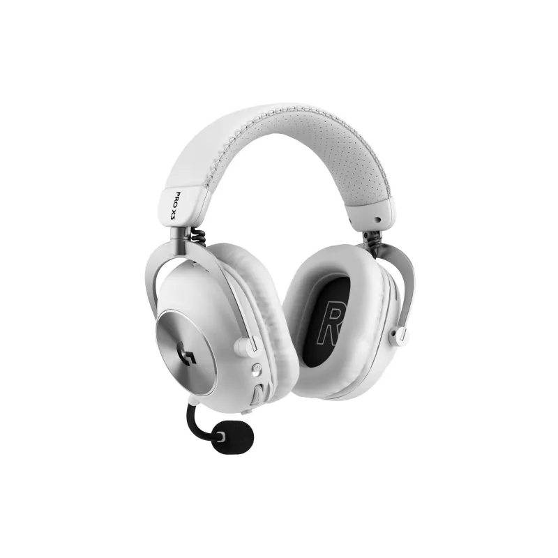 Logitech G Pro X3 Lightspeed ausinės, baltos spalvos (981-001748)