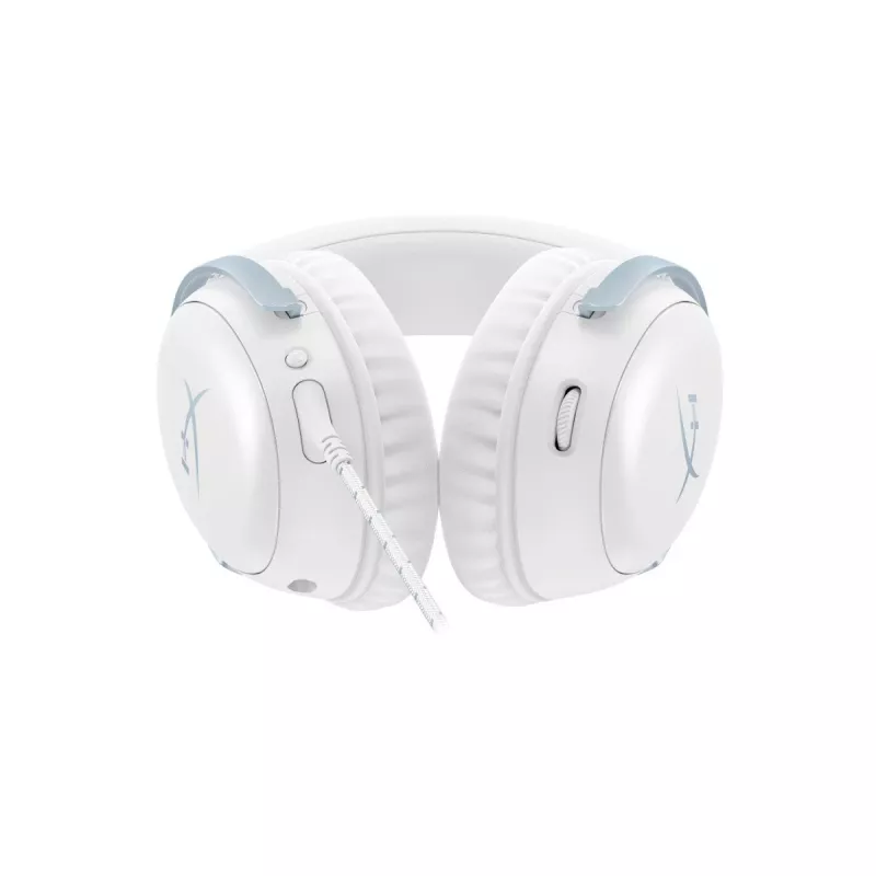HyperX Cloud III žaidėjų ausinės, baltos ir mėlynos, DF7F1AA