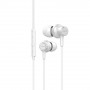 Aiwa ESTM-500W laidinės kišamosios ausinės su mikrofonu, 3,5 mm jungtis, baltos