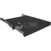 Wirewin SHELF PO 800 BL juoda 19″ 1U stovo lentyna, ištraukiama, iki 35 kg