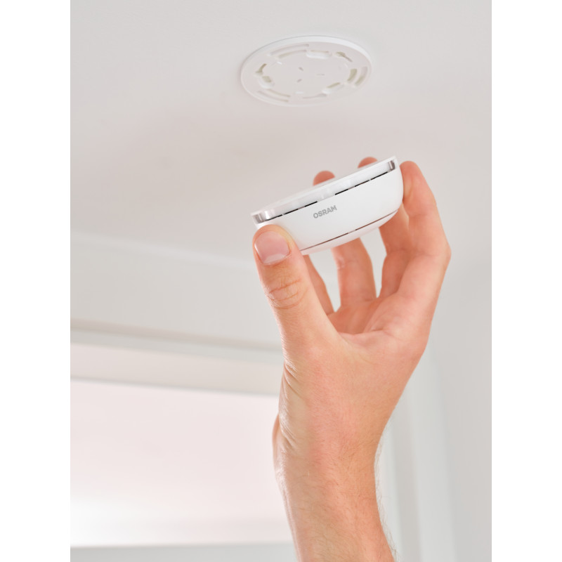 Osram SMART+ Wi-Fi dūmų signalizatorius, baltos spalvos