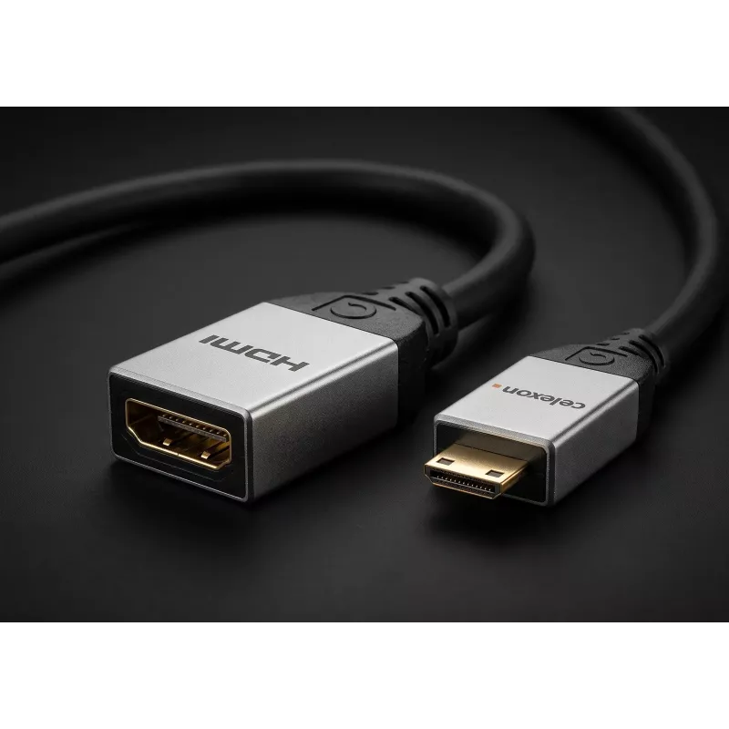 celexon Mini HDMI M/F perėjimas su Ethernet, 2.0a/b, 4K, Professional