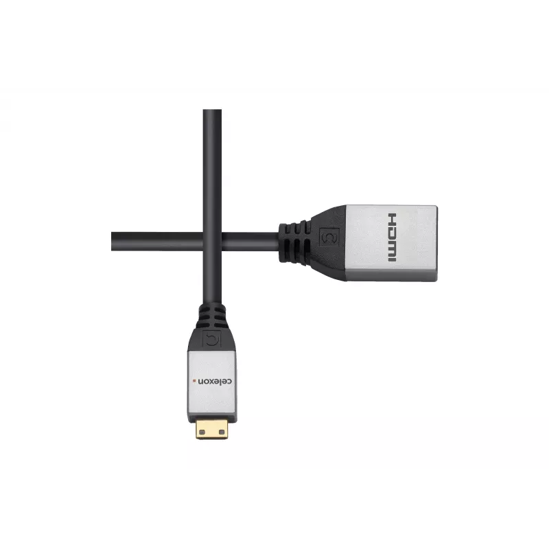 celexon Mini HDMI M/F perėjimas su Ethernet, 2.0a/b, 4K, Professional