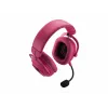Belaidės žaidimų ausinės Logitech G PRO X3 LIGHTSPEED, purpurinės, 2,4 GHz