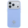 Guess GUE005538 Saffiano Small 4G & Classic Logo apsauginis MagSafe dėklas iPhone 18 Pro / 17 Pro, šviesiai mėlynas