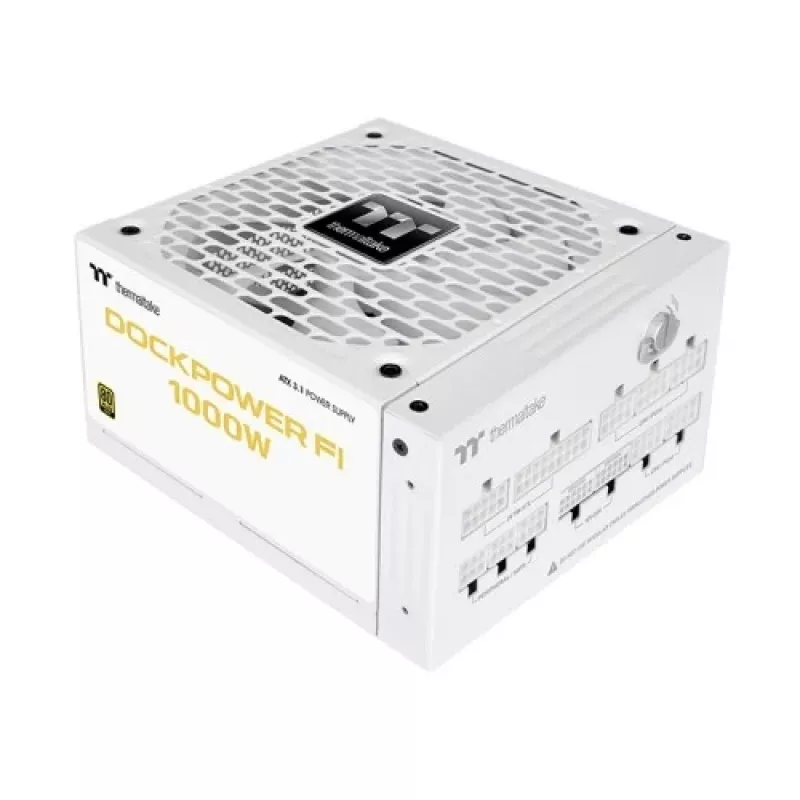 Thermaltake Dockpower FI 1000W PC maitinimo blokas, 80 PLUS Gold, baltos spalvos
