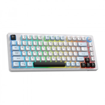 ONIKUMA MT501 žaidimų klaviatūra (75 %, balta)