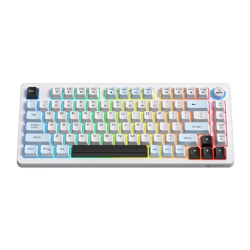 ONIKUMA MT501 žaidimų klaviatūra (75 %, balta)