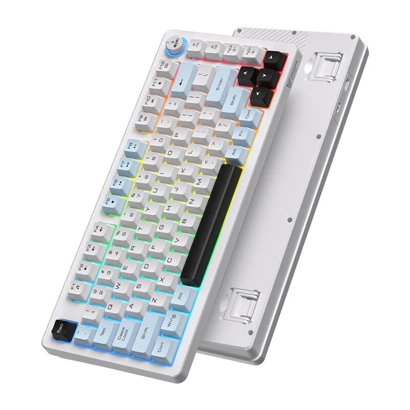 ONIKUMA MT501 žaidimų klaviatūra (75 %, balta)