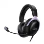 HyperX Cloud III ausinės su mikrofonu žaidimams, juoda / levandų