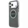Mercedes AMG00120 AMG IML Transparent Bicolor Block MagSafe telefono dėklas, skirtas iPhone 18 Pro Max / 17 Pro Max, juodas/pilkas