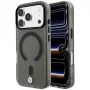 BMW Sign Frosted IML & Metal Logo MagSafe telefono dėklas iPhone 18 Pro Max / 17 Pro Max, pilkas