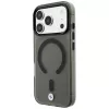 BMW Sign Frosted IML & Metal Logo MagSafe telefono dėklas iPhone 18 Pro Max / 17 Pro Max, pilkas