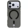 BMW Sign Frosted IML & Metal Logo MagSafe telefono dėklas iPhone 18 Pro Max / 17 Pro Max, pilkas