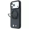 BMW Kevlar Ring Stand 360 MagSafe telefono dėklas iPhone 18 Pro / 17 Pro, antracitinis