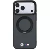 BMW Kevlar Ring Stand 360 MagSafe telefono dėklas iPhone 18 Pro / 17 Pro, antracitinis