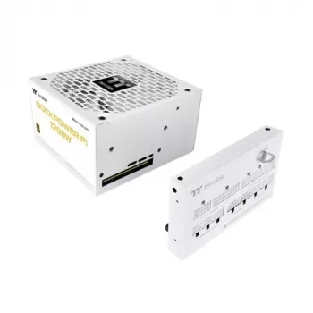 Thermaltake TT Dockpower FI 1200W Snow PC maitinimo blokas, 1200 W, 80 PLUS Gold, modulinis, baltos spalvos
