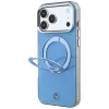 Mercedes dėklas su MagSafe, žiedu-stovu ir Iconic Logo, skirtas iPhone 18 Pro Max / 17 Pro Max, mėlynas
