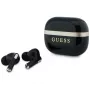 Guess Glossy Gold LinePrinted Classic Logo TWS tipo ausinės, juodos