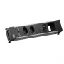 Bachmann POWER FRAME M įleidžiamas elektros lizdų blokas, 2x T13, 1x USB C/C 65 W, 1x CM