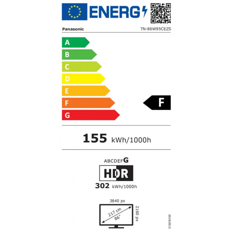 Panasonic TN-86W95CEZS išmanusis Mini-LED televizorius, 4K Ultra HD, Google TV