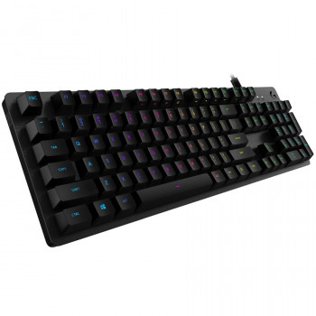 Logitech G512 mechaninė žaidimų klaviatūra su laidu, LIGHTSYNC, Šiaurės šalių išdėstymas