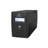 Alantec AP-BK800-02 UPS nepertraukiamo maitinimo įrenginys 800VA/480W, Tower, LCD, 2× CEE 7/3, USB, VRLA 1×9Ah