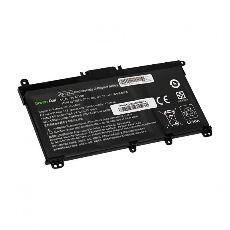Green Cell GC-HP190 baterija nešiojamajam kompiuteriui HP, 11,4 V, 4150 mAh