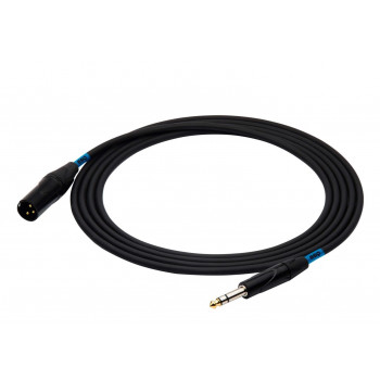 SSQ JSXM10 SS-1462 audio kabelis, Jack stereo - XLR 3 kontaktų kištukas, 10 m, juodas