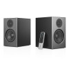 Audio Pro A28 juoda aktyvių stereo garsiakalbių sistema su žemų dažnių refleksu, Linkplay