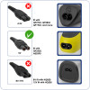 Akyga AK-PD-10 USB laidas Philips OneBlade skustuvo įkrovimui, 1,8 m