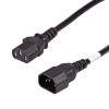 Akyga AK-PC-111A CCA maitinimo kabelis-ilgintuvas, 3x0,5 mm², IEC C13 / IEC C14, 5 m, juodos spalvos