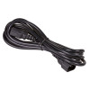 Akyga AK-PC-111A CCA maitinimo kabelis-ilgintuvas, 3x0,5 mm², IEC C13 / IEC C14, 5 m, juodos spalvos