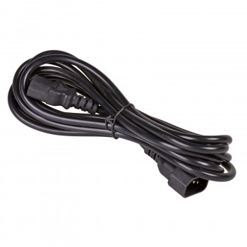 Akyga AK-PC-111A CCA maitinimo kabelis-ilgintuvas, 3x0,5 mm², IEC C13 / IEC C14, 5 m, juodos spalvos