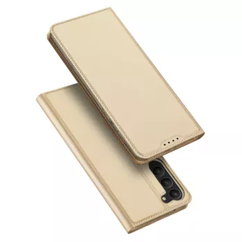iLike dėklas-knygelė Samsung Galaxy S23 Plus, auksinis