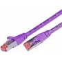 Wirewin PKW-PIMF-KAT6 2.0 VT RJ45 komutacinis kabelis, Cat6, S/FTP, LSOH, violetinis