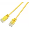 Wirewin SLIM-L-UU-K6A 0.15 YE Cat6A 10 Gigabit apvalus lengvasis komutacinis kabelis, U/UTP, Ø 3,6 mm, geltonas